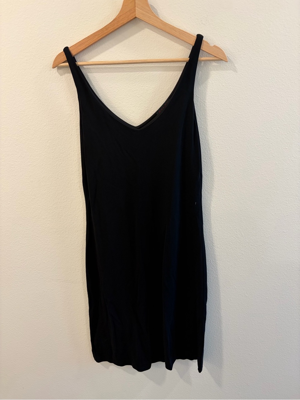 Ralph Lauren Black V-Neck Slip Mini Dress